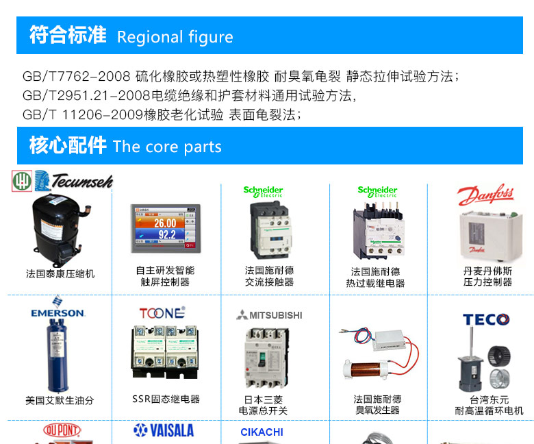 臭氧老化试验箱满足的什么标准